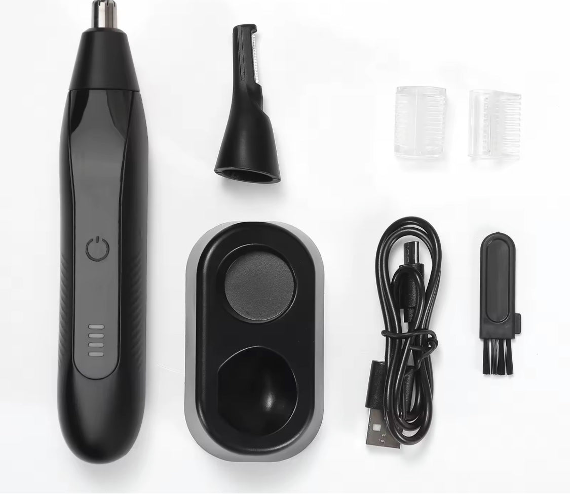 SkySkin Precision Næse og ørehårs trimmer – Genopladelig, Vandtæt og Præcis