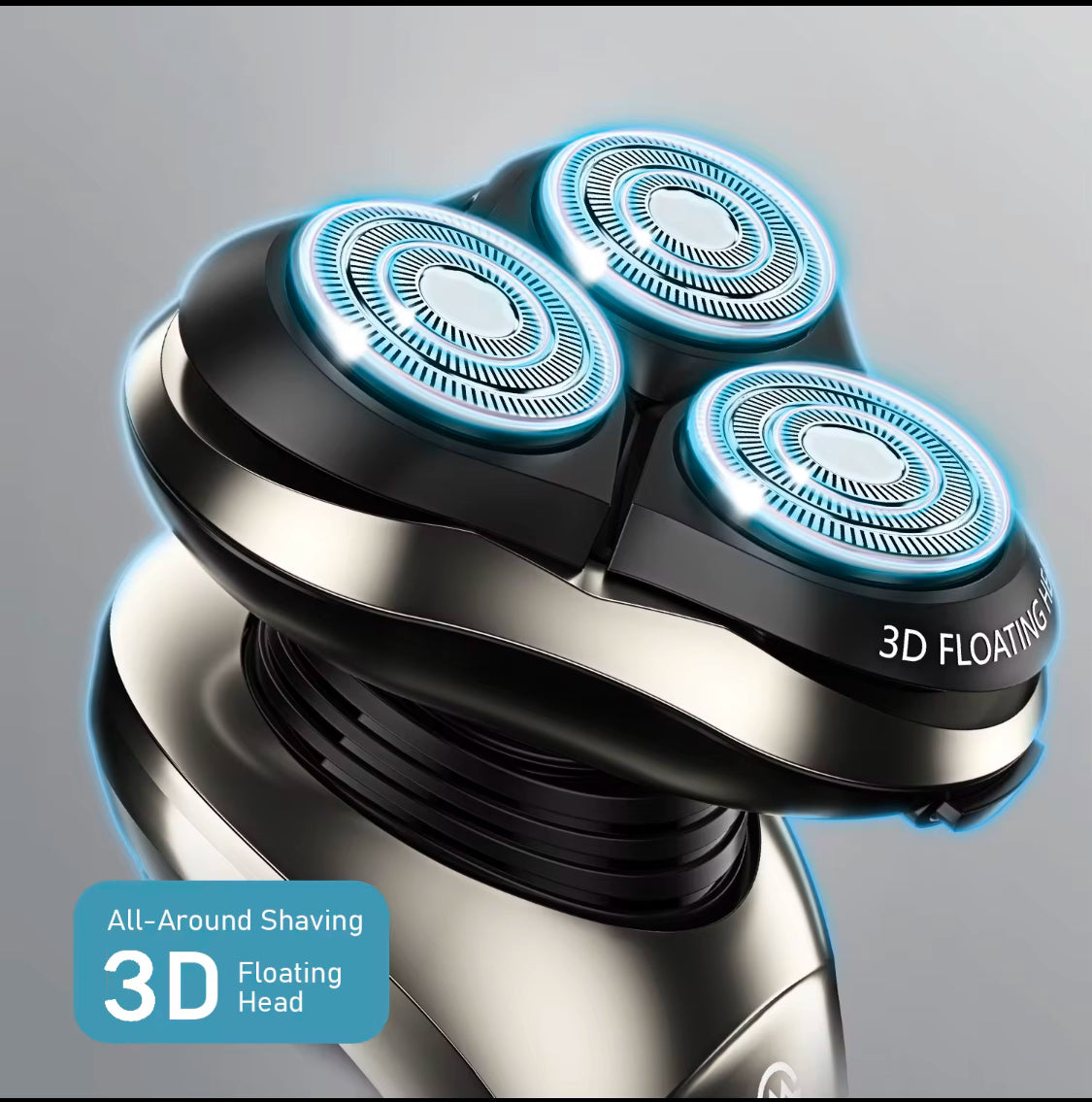 Shaver med opladnings- og steriliseringsbase