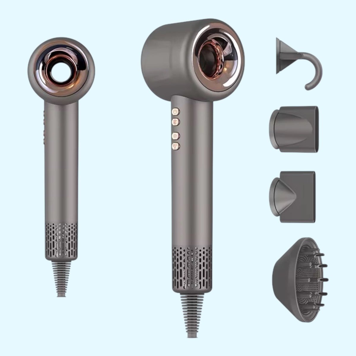 Ionic Proff styling kit – 2000w Professionel hårtørring med luft, ioner og kontrolleret varme - Bedst i test