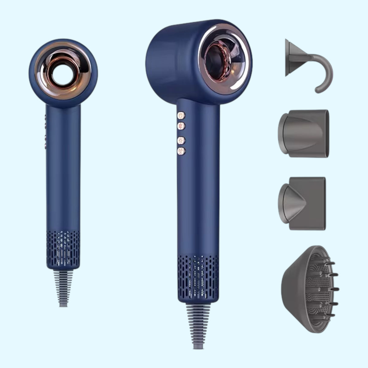 Ionic Proff styling kit – 2000w Professionel hårtørring med luft, ioner og kontrolleret varme - Bedst i test
