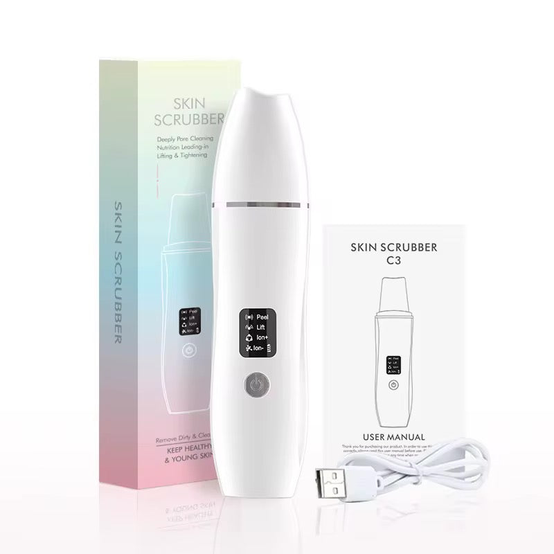Ultrasonic EMS Skin Scrubber – Dybderens, løft og glød i ét apparat