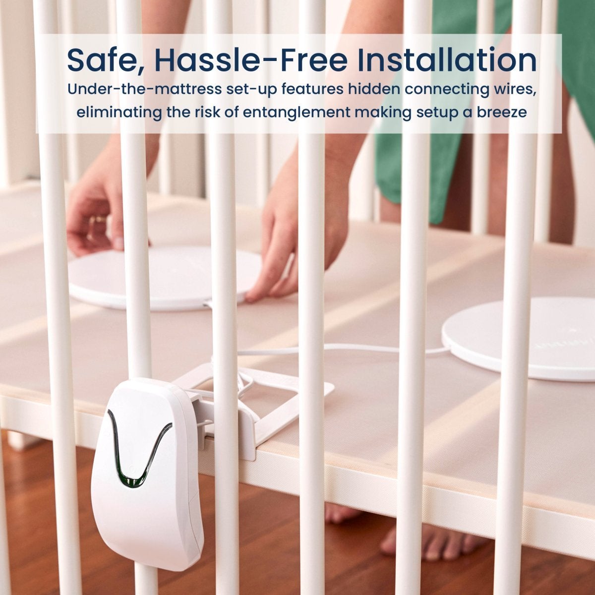 Babysense 7 Bevægelses- og åndedrætsalarm - verdens nok mest avancerede baby overvågning