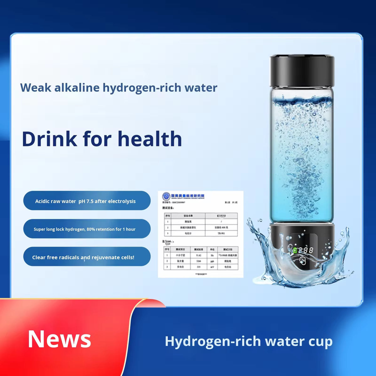 Hydro 2-i-1 enhed - Drik eller inhaler