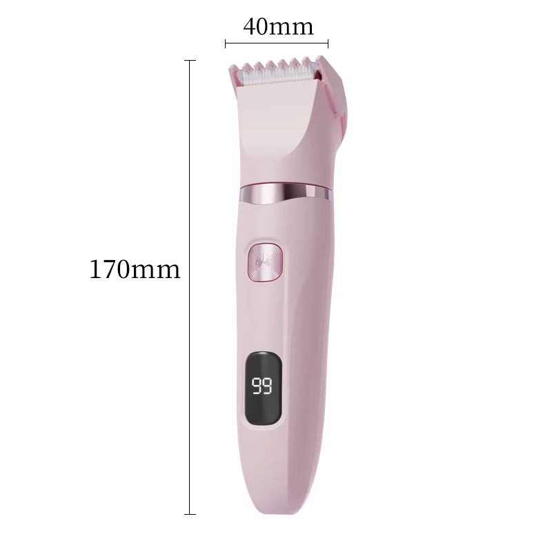 DualTrim 2-i-1 – Lady-rakapparat & keramisk bikinitrimmer – lämplig för känslig hud
