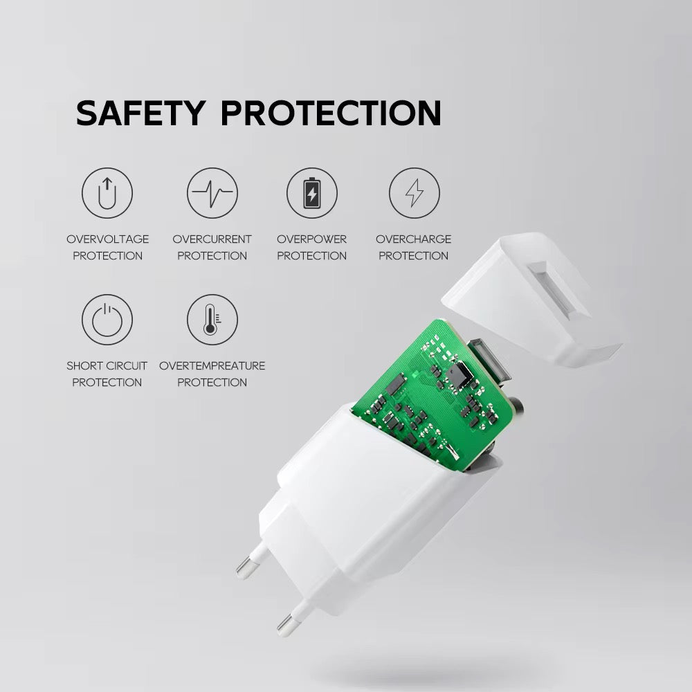 USB-laddare 10w - med högsta säkerhetsstandarder