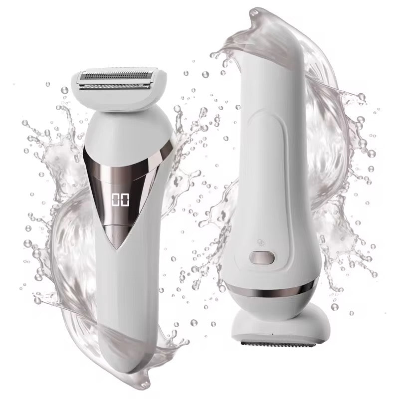 2-i-1 – Vandtæt Epilator & Ladyshaver med LED-lys