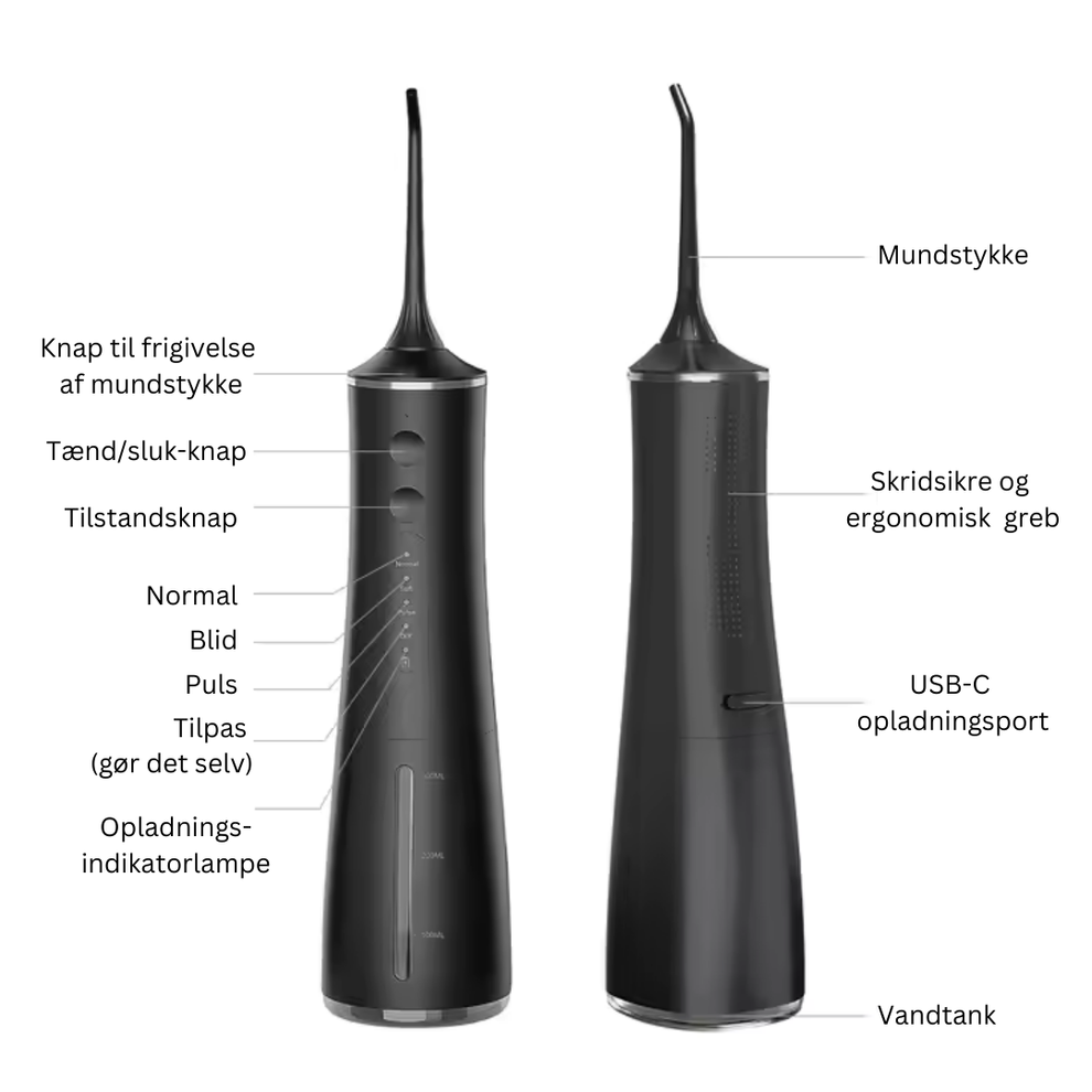 NiceSmiles Water Flosser™ - Effektiv og skånsom mundhygiejne – hver dag