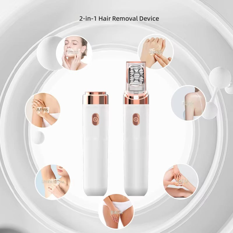 MiniSmooth 2-i-1 – Mini Ladyshaver & Epilator til ansigt og krop