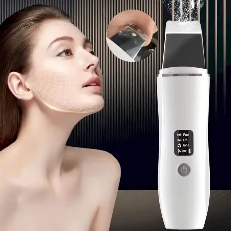 Ultrasonic EMS Skin Scrubber – Dybderens, løft og glød i ét apparat