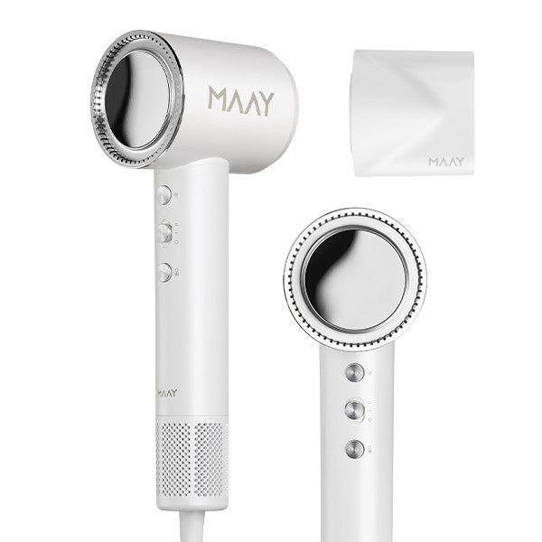 MAAY Ionic hårtørrer – Dansk design. Professionel ydeevne. Hver dag.