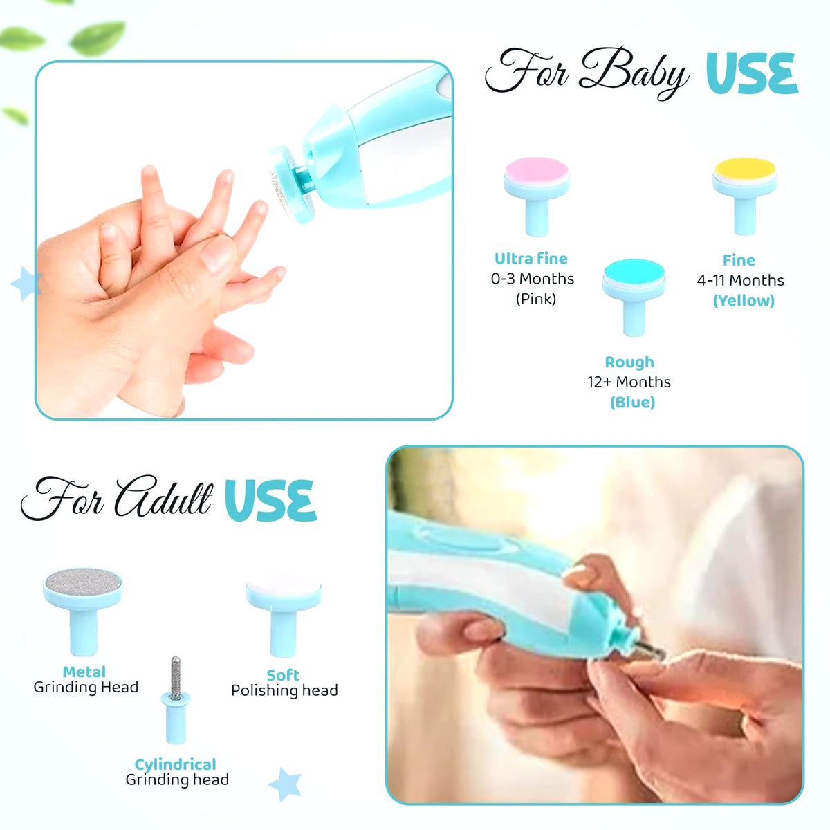 Busters elektriske baby neglefil